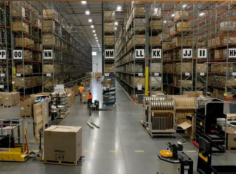 Industrial warehouse and fulfillment operation